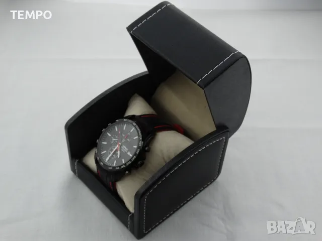 КОЖЕНА КУТИЯ за ЧАСОВНИК- ЧЕРНА, снимка 8 - Други - 48144606