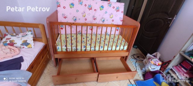 Продавам детско легло , снимка 2 - Бебешки легла и матраци - 44353976