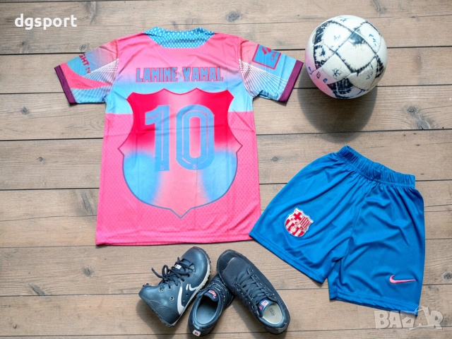 Детски футболен екип на Барселона – специално издание Labubu