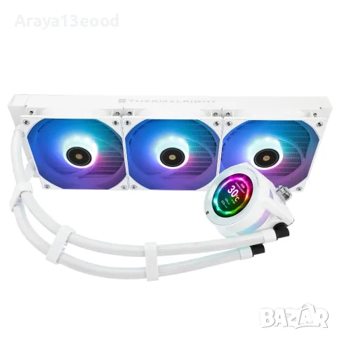 Thermalright Core Vision 360 White ARGB – 360 мм водно охлаждане с 2.73" IPS LCD дисплей, снимка 4 - Други - 55723520