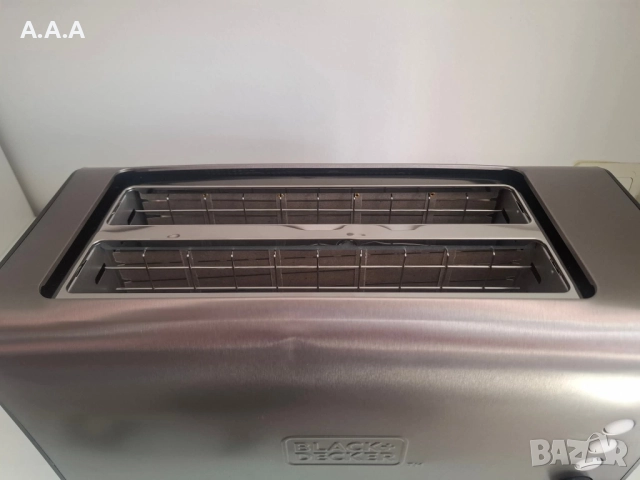 Тостер Black&Decker BXTO1000E, 1000W, 2 филии, 7 степени, снимка 3 - Тостери - 52274441