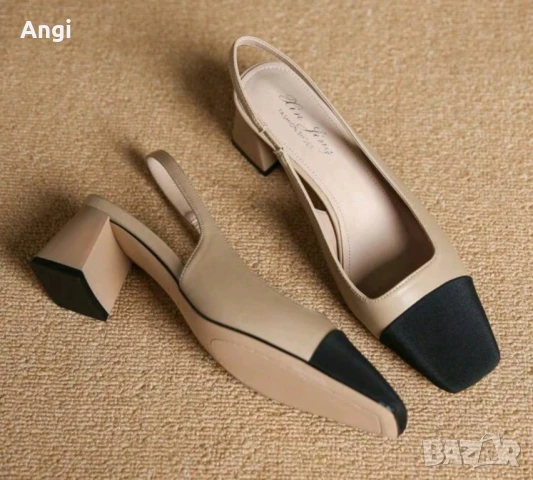 бежови обувки, снимка 1