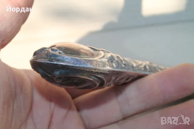 Старо английско сребърно огледало с 4 печата, снимка 13 - Антикварни и старинни предмети - 48521931