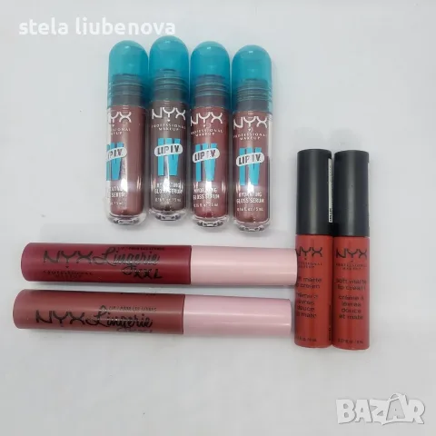 NYX Professional Makeup Lip IV гланц-стейнове, комплект от 4