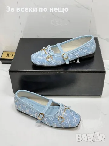 Gucci Дамски Ежедневни Обувки Тип Балерина Гучи - Различни Цветове Код SEM-171, снимка 3 - Дамски ежедневни обувки - 55769172