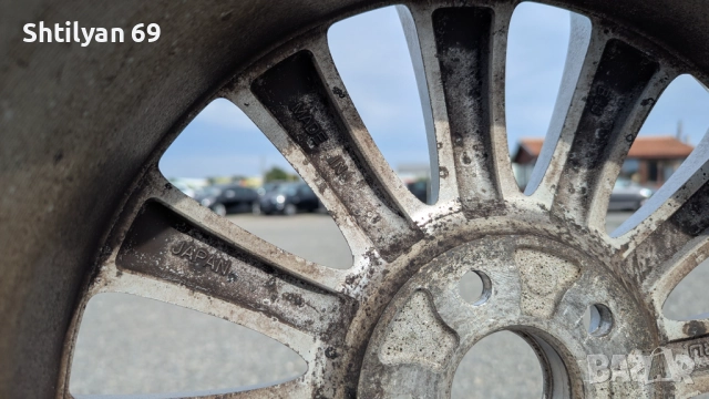 Оригинални алуминиеви джанти 16 цола с летни гуми за Субару Импреза, снимка 5 - Гуми и джанти - 51741964