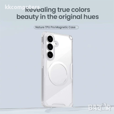 NILLKIN Nature Pro Магнитен Калъф за Samsung S26 - TPU+PC, Прозрачен, Повдигнати ръбове, снимка 10 - Калъфи, кейсове - 53854527