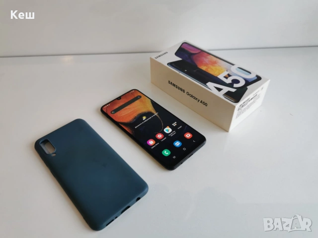 Смартфон Samsung Galaxy A50 (128GB), снимка 3 - Samsung - 53644612