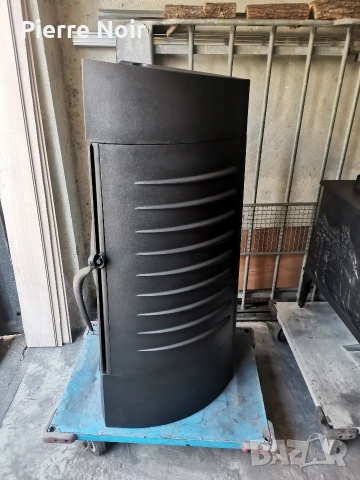 Френска чугунена печка 14kW , снимка 3 - Камини - 53852489