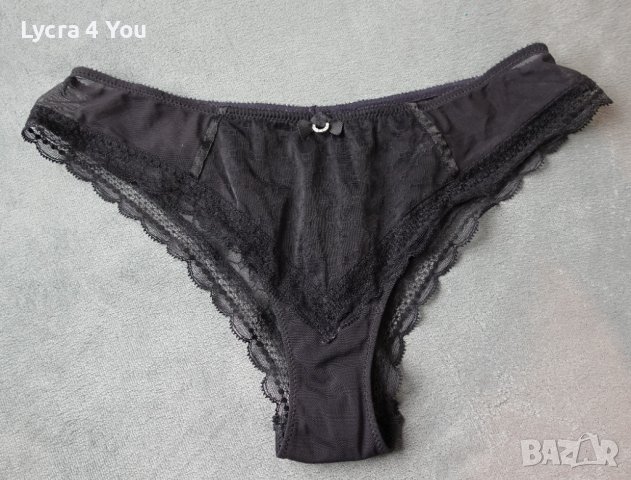 Charade S луксозна черна бразилиана тюл и дантела, снимка 1