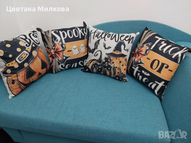 Хелоуин калъфки за възглавници, снимка 7 - Възглавници - 52162305