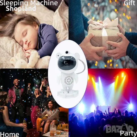 Детски проектор "Астронавт" с дистанционно управление, снимка 7 - Други - 48611210