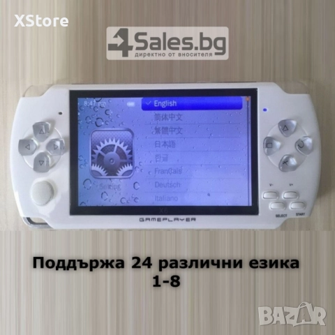 Конзола за игри с 8 GB памет, 4,3 инча дисплей PSP21, снимка 14 - Други игри и конзоли - 52461350