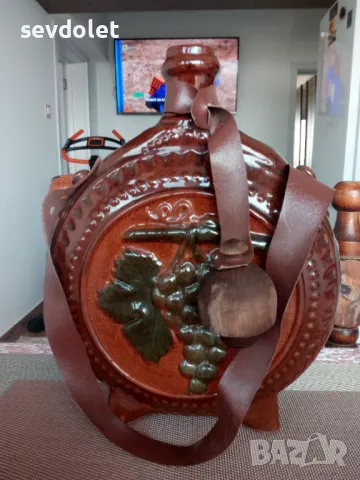 Продавам уникална бъклица -2 литра -керамика, снимка 5 - Други стоки за дома - 49429259