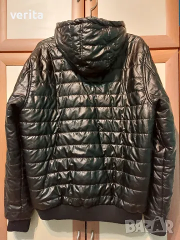 Мъжко яке от изкуствена кожа , снимка 9 - Якета - 47411985