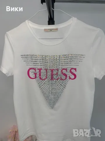 Дамска тениска Guess, снимка 4 - Тениски - 49890189
