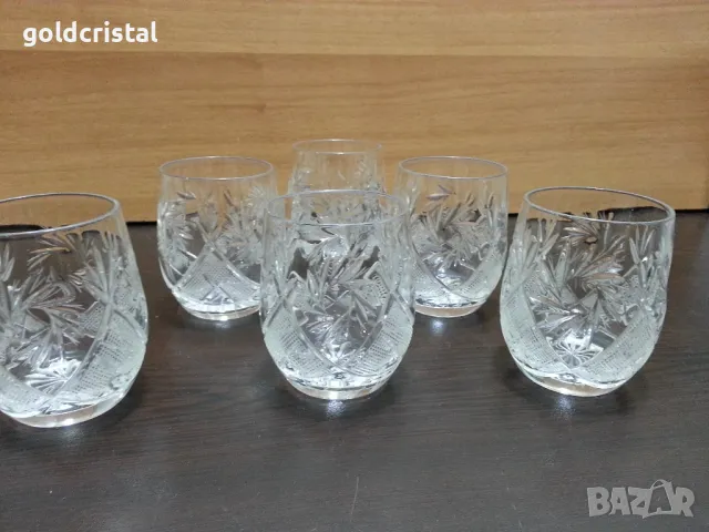руски кристални чаши, снимка 4 - Антикварни и старинни предмети - 48829226