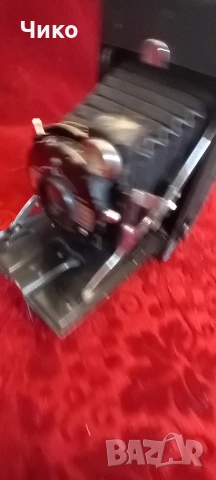 Стар английски мехов фотоапарат, снимка 8 - Антикварни и старинни предмети - 53711989