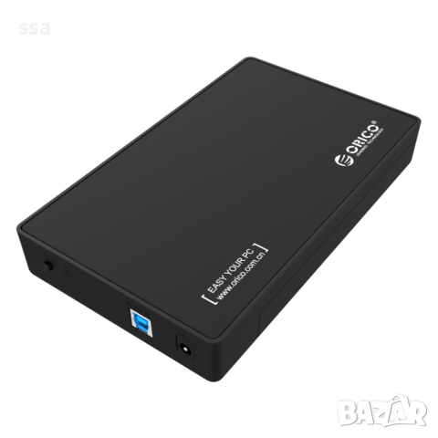 Orico кутия за диск Storage - Case - 3.5 inch USB3.0 UASP black - 3588US3, снимка 1 - Външни хард дискове - 44783779