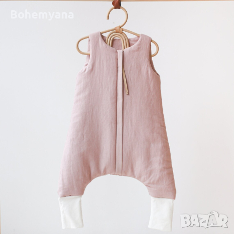 Babyly ленено чувалче с крачета 2 тог 24-36 м – розово