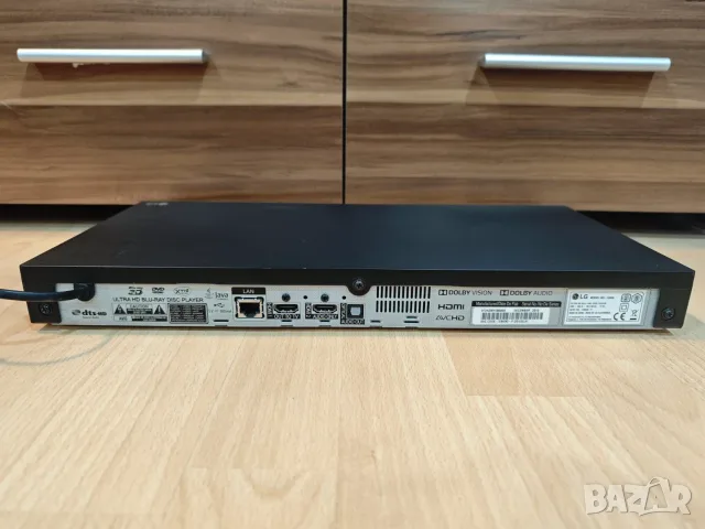 4K Ultra HD Blu-ray плеър LG UBK90 (Dolby Vision, HDR10, Wi-Fi), снимка 2 - Плейъри, домашно кино, прожектори - 55826071
