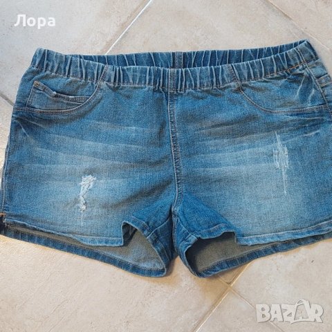 Дамски къси дънкови панталони 7 бр., снимка 11 - Къси панталони и бермуди - 50964340