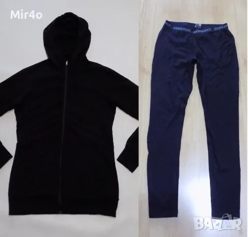 горнище icebreaker merino wool худи суичър яке блуза фанела елек туризъм планина дамско оригинал L/M