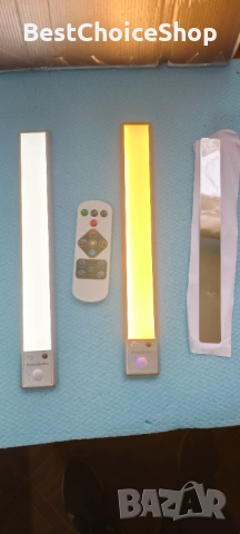 Презареждащо EverBrite Осветление под шкаф 2-брой с Датчик за движение и дистанционно, снимка 6 - Лед осветление - 53268411