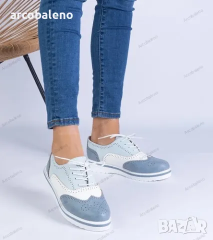 Дамски класически оксфордски обувки Toddi Oxford, 3цвята , снимка 3 - Дамски ежедневни обувки - 49021137