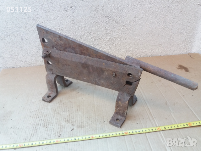 масивна кована възрожденска гилотина , снимка 11 - Антикварни и старинни предмети - 36223100