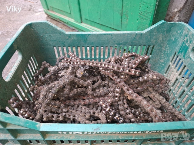 верига 25 кг около 30 м ширина 13 мм разстояние между ролките 20 мм, снимка 5 - Други инструменти - 53188474