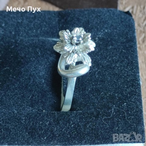 Сребърен пръстен (213), снимка 5 - Пръстени - 44338843