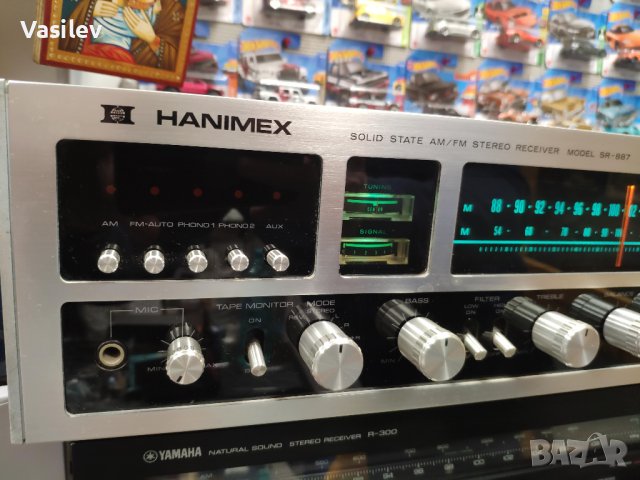 Качествен Стерео Ресивър / Усилвател Hanimex SR-887 Made in Japan, снимка 3 - Ресийвъри, усилватели, смесителни пултове - 39506865