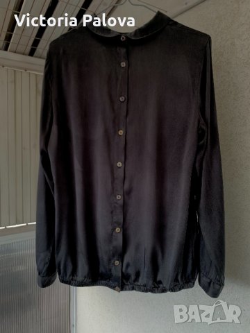 Блуза HUGO BOSS кралска коприна, снимка 11 - Блузи с дълъг ръкав и пуловери - 36028837