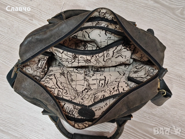 Кожена пътна чанта Micmacbags, снимка 6 - Чанти - 53393631