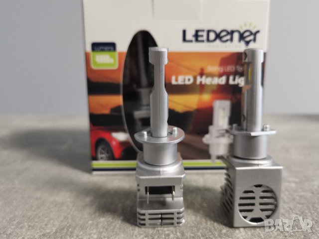 LED крушки за фарове, H1 H7 H4 HB3  HB4 9-32V 44W 4000LM 6500K Ledener, снимка 13 - Аксесоари и консумативи - 33797704