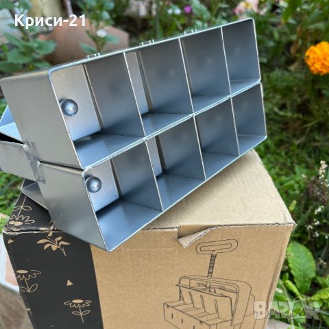 Градински уред за оформяне кубчета за сеидба , снимка 10 - Градинска техника - 42432475