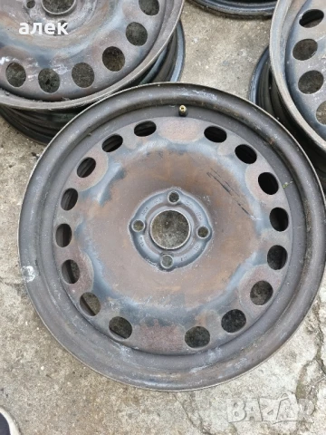 Опел железни джанти 16 4х100, снимка 6 - Гуми и джанти - 50611841