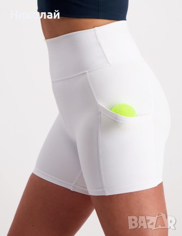 Aimin white biker shorts, снимка 9 - Клинове - 44500406