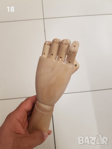 Дървена ръка 25 см, снимка 4 - Декорация за дома - 40064072