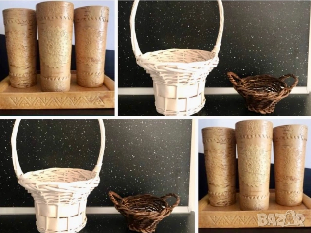 Декорации - чаши, кошнички, снимка 6 - Декорация за дома - 53069778