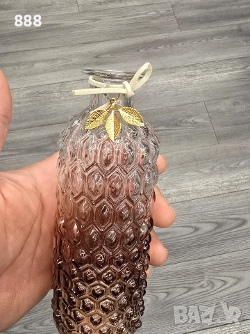 стъклени свещници , снимка 2 - Декорация за дома - 52906102