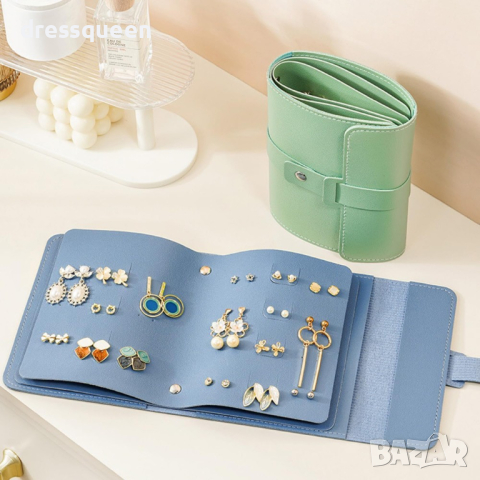 4145 Органайзер за съхранение на обеци, снимка 7 - Обеци - 44803206