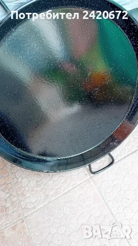 огромна  тава  за  паеля, снимка 3 - Съдове за готвене - 50455355