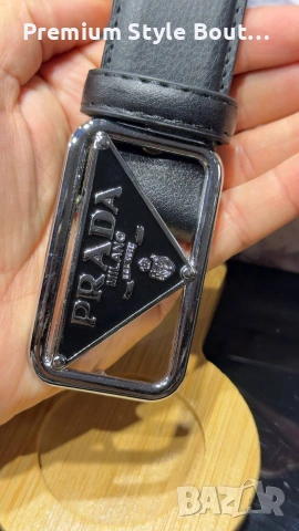 колани от естествена кожа в кутия prada, снимка 6 - Колани - 53635836