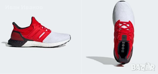 оригинални маратонки  Adidas Ultra Boost 4.0 'White Scarlet' номер 42,5- 43 1/3, снимка 2 - Маратонки - 41610712