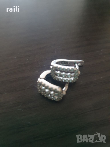  Нови сребърни обеци, снимка 2 - Обеци - 36400426