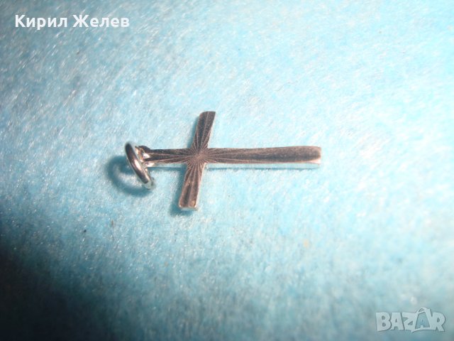 ПОСРЕБРЕНО СТИЛНО ОРНАМЕНТИРАНО СТАРО СТОМАНЕНО КРЪСТЧЕ МНОГО КРАСИВО и НЕЖНО 25110, снимка 5 - Колиета, медальони, синджири - 34635534