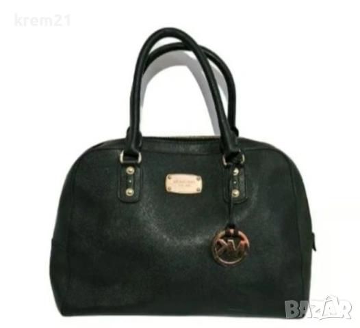 Michael Kors Cindy зелена дамска чанта, снимка 17 - Чанти - 53218547