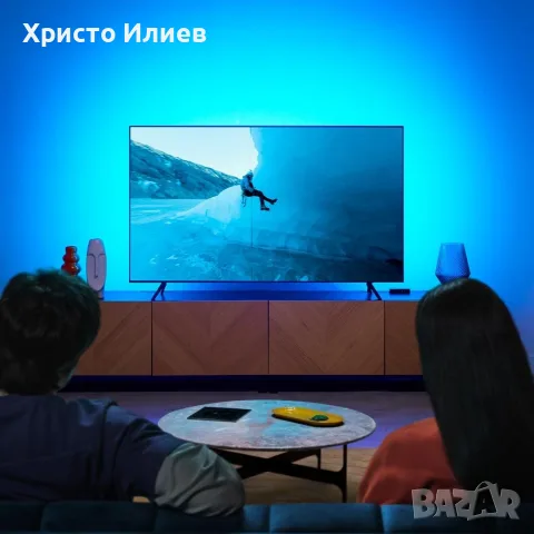 Стартов комплект WiZ Sync box 75"-85" Комплект LED ленти за подсветка на телевизор, снимка 5 - Лед осветление - 56193283